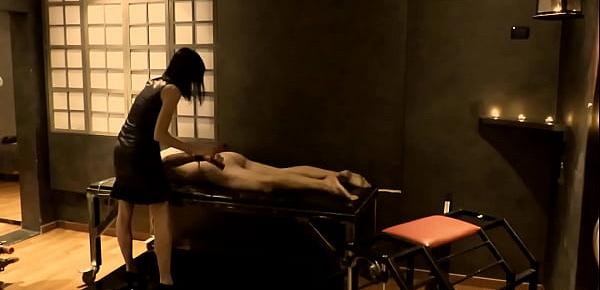  Femdom Whipping male Slave in a Dungeon - Mistress Kym